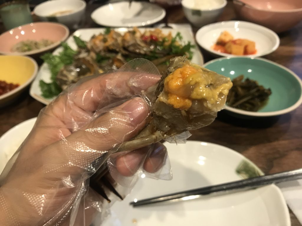 韓国　蟹